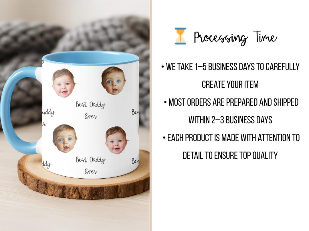 Best Nana Ever Custom Mug with Baby Face  Flower Design Personalized Mug  Gift for Grandma  Mother's Day or Birthday Gift from Grandkids