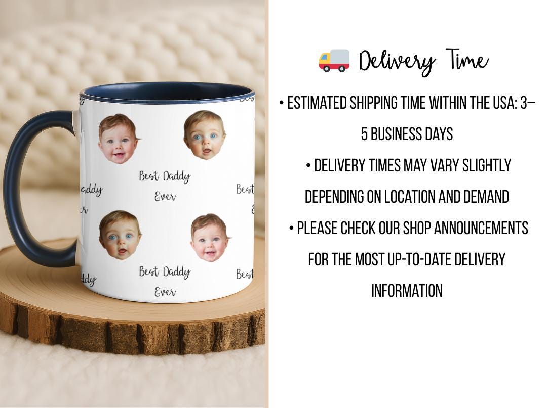 Best Nana Ever Custom Mug with Baby Face  Flower Design Personalized Mug  Gift for Grandma  Mother's Day or Birthday Gift from Grandkids