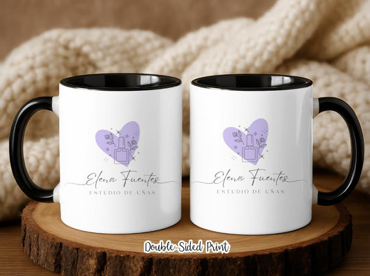 Custom Logo Mug for Business | Personalized Company Logo Coffee Cup | Bulk Branded Mugs | Corporate Gift or Employee Thank You Cup