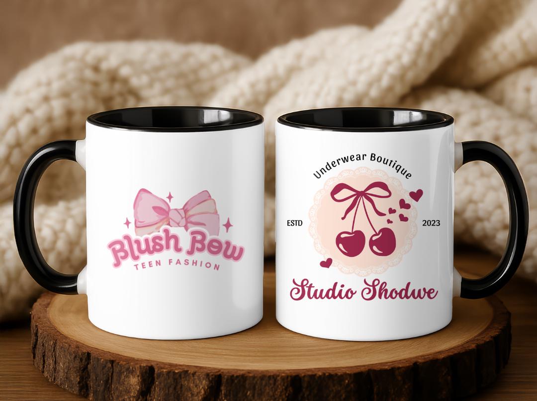 Custom Logo Mug for Business | Personalized Company Logo Coffee Cup | Bulk Branded Mugs | Corporate Gift or Employee Thank You Cup