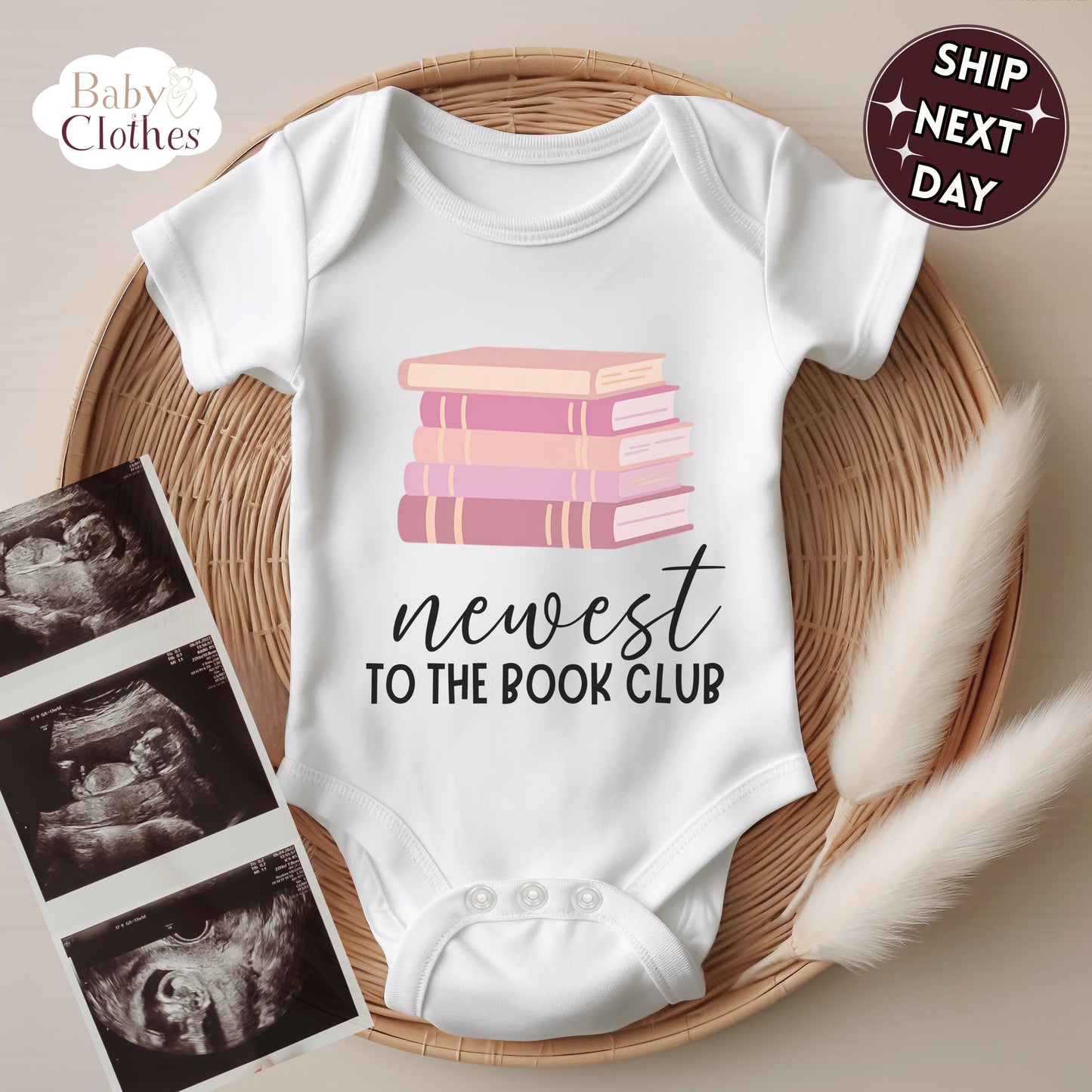 newest reading buddy baby bodysuit, cute book lover baby outfit, baby announcement, newborn baby gift, daddys reading partner onesie®