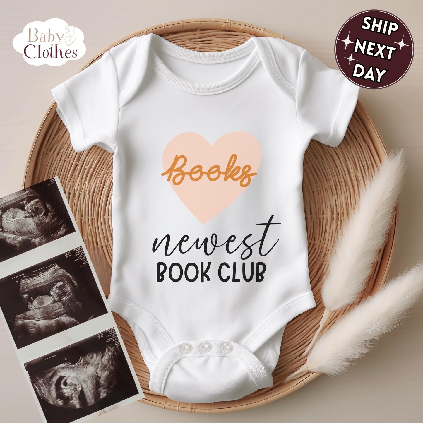 newest reading buddy baby bodysuit, cute book lover baby outfit, baby announcement, newborn baby gift, daddys reading partner onesie®