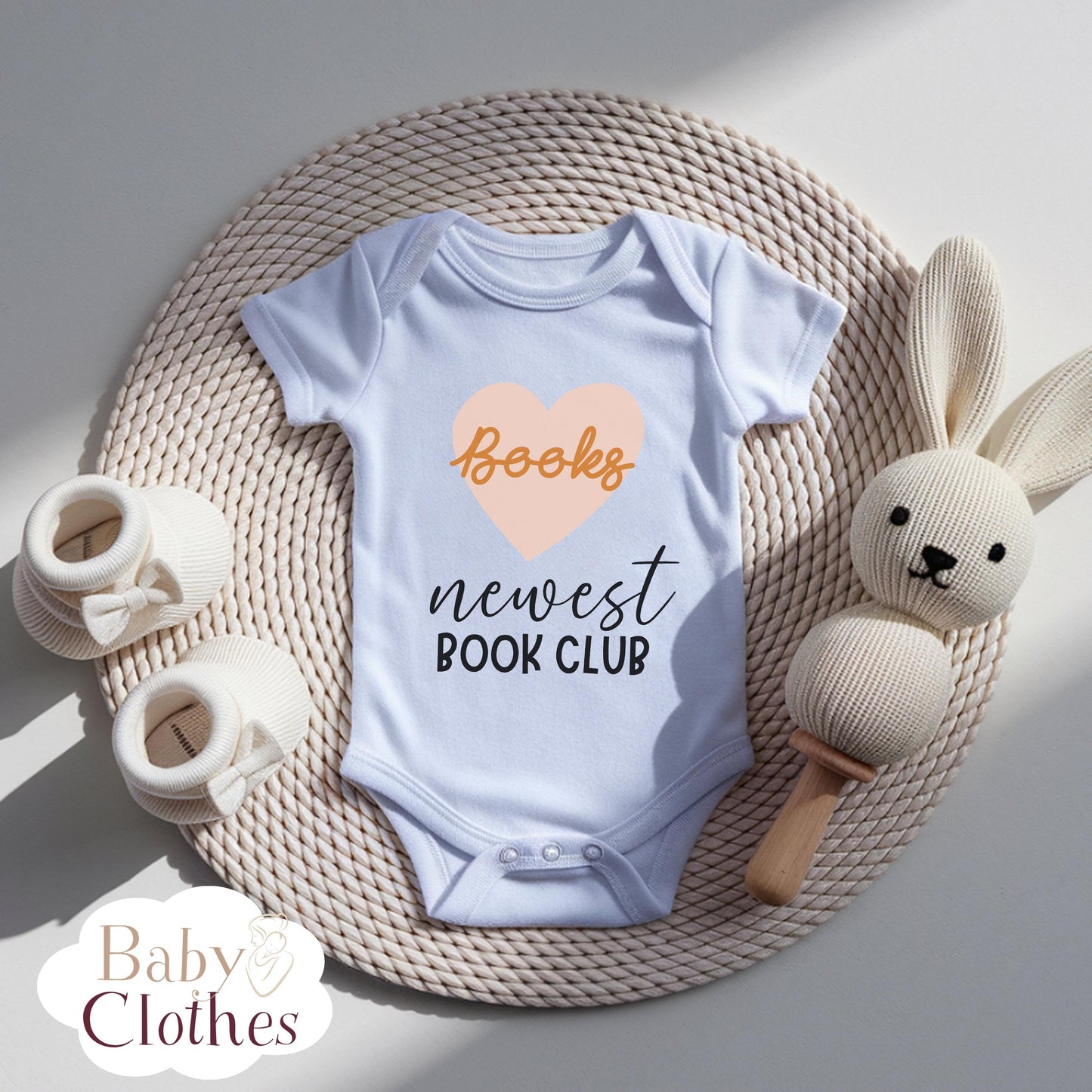 newest reading buddy baby bodysuit, cute book lover baby outfit, baby announcement, newborn baby gift, daddys reading partner onesie®