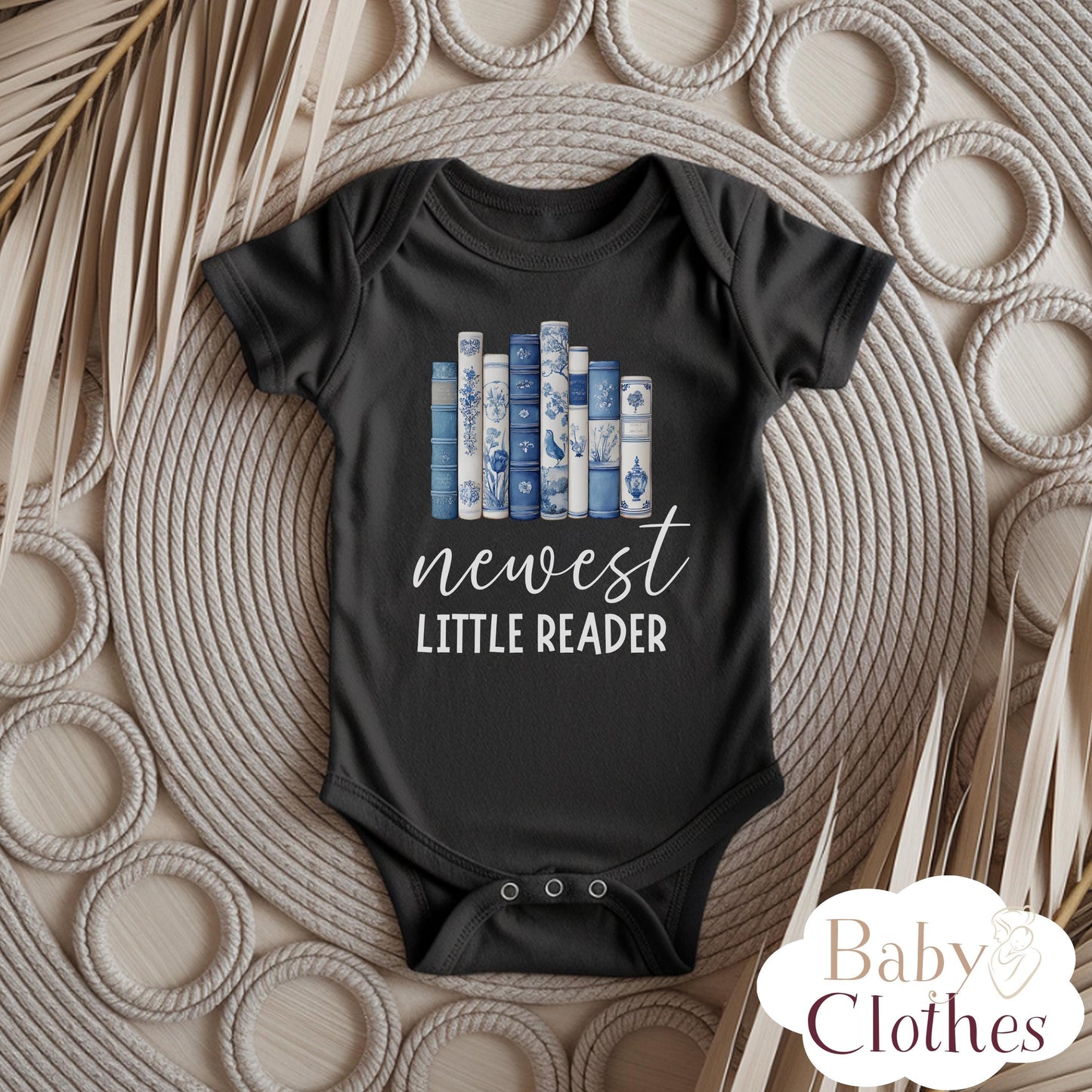 newest reading buddy baby bodysuit, cute book lover baby outfit, baby announcement, newborn baby gift, daddys reading partner onesie®