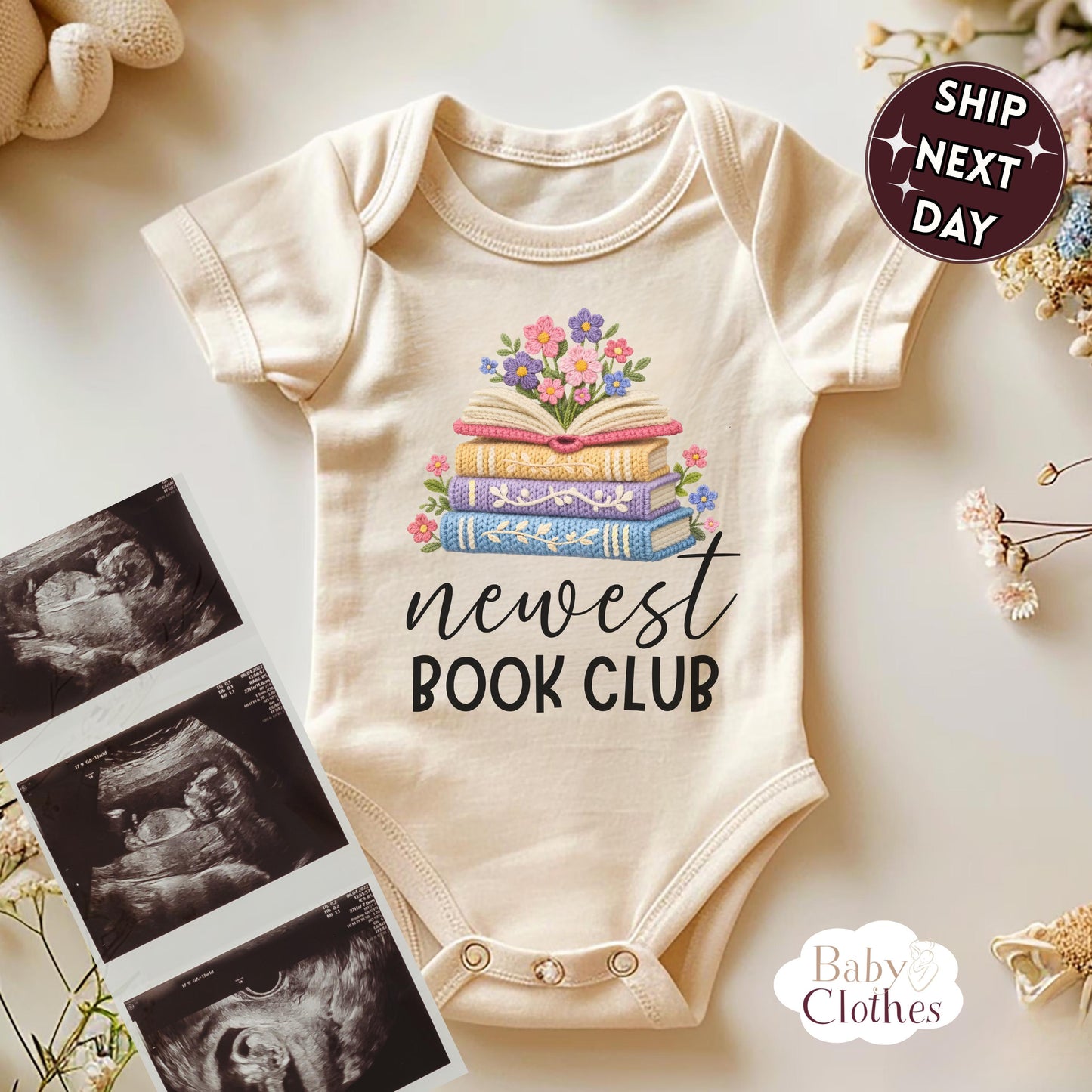 newest reading buddy baby bodysuit, cute book lover baby outfit, baby announcement, newborn baby gift, daddys reading partner onesie®