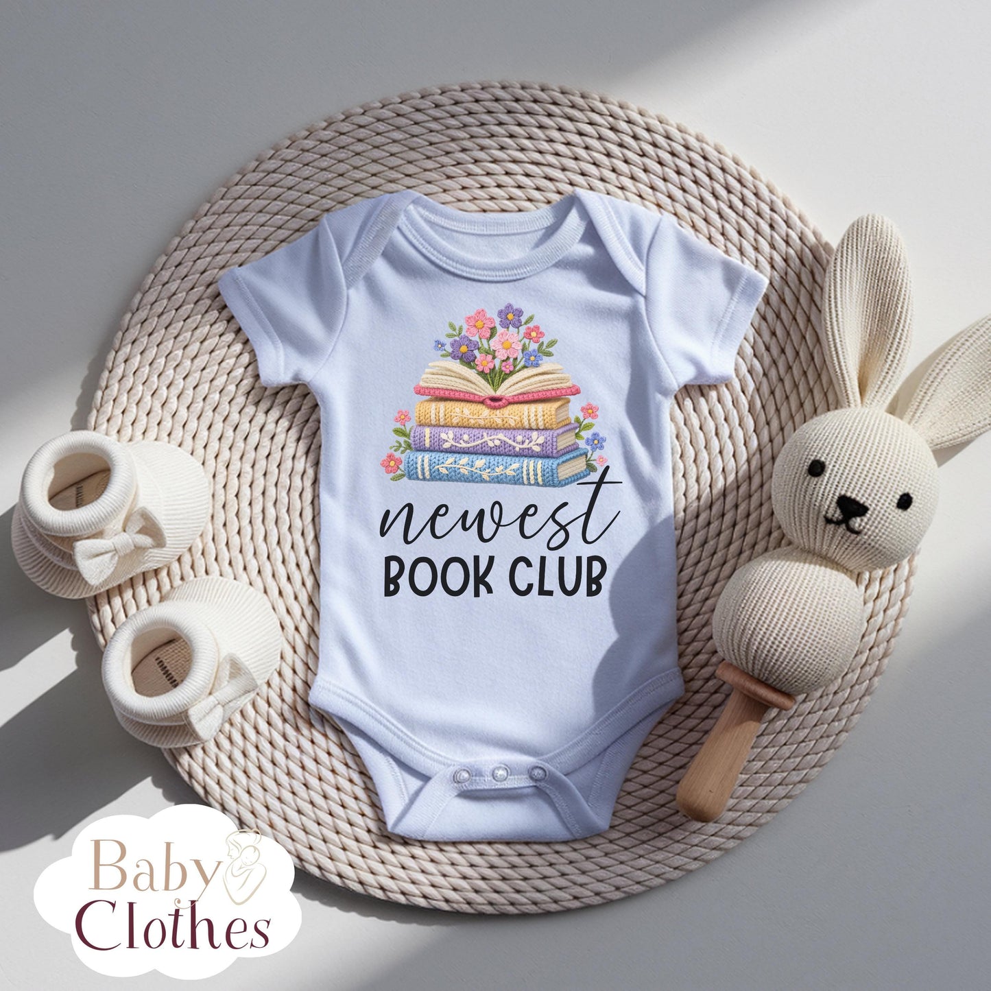 newest reading buddy baby bodysuit, cute book lover baby outfit, baby announcement, newborn baby gift, daddys reading partner onesie®